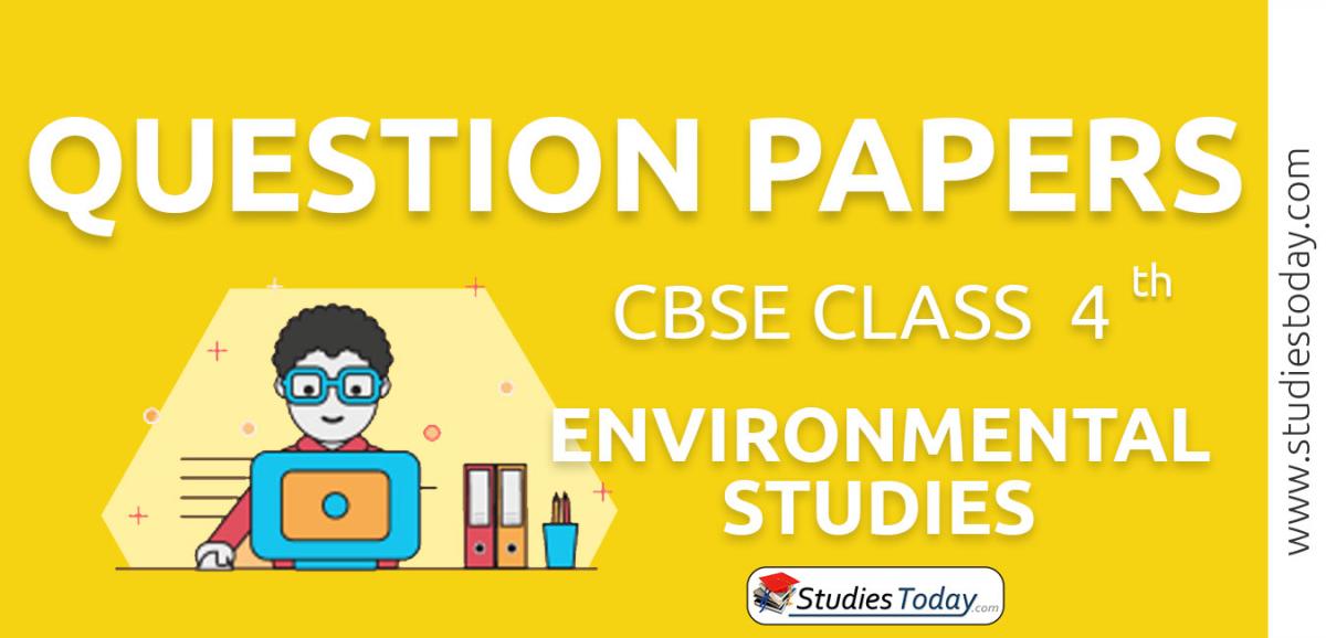 CBSE Question Papers Class 4 Environmental Studies PDF Solutions Download